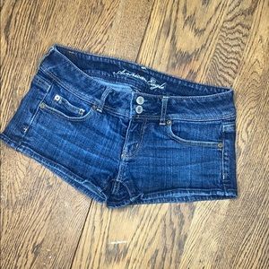 American Eagle Short Denim Stretch Shorts